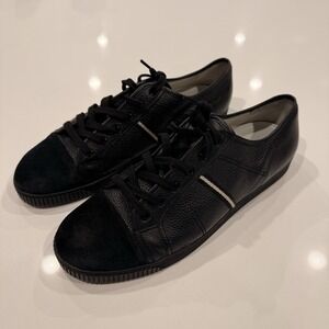 Bally 1851 Venanzio 099313 Switzerland Leather Low Sneakers‎ Sz. 12us Black